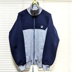 80s asics アシックス レコーダー トラックジャケット ジャージ LL