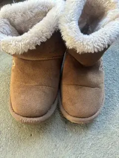 moz ブラウンファー付きショートブーツ　19.0