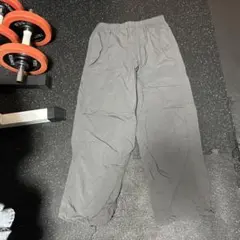 GU ワークパンツ グレー ウエストゴム