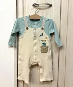 〈最終お値下げ〉SLAP SLIP 恐竜刺繍カバーオール