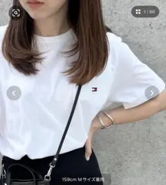 トミーヒルフィガー ホワイト Tシャツ Mサイズ