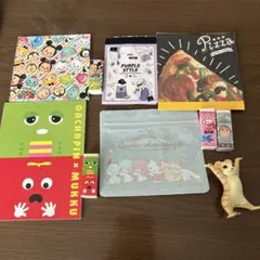 メモ帳　消しゴム　猫のペン置き　文房具まとめ売り