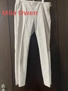Mila Owen ベージュ ストライプ パンツ サイズ0