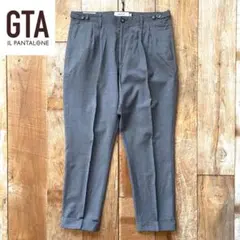 【美品】GTA サイドアジャスター 2タック ウール スラックス パンツ 46のサムネイル