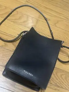 moussy バッグ　スクエアバッグ　ブラック