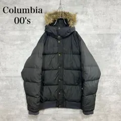 Columbia コロンビア 00s ファーダウンジャケット Lサイズ　y2k