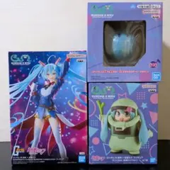 ガンダム45周年 初音ミク ザクぐるみ ハロスピーカー 点セット