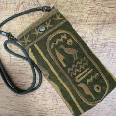 エジプト　Egypt 象形文字　ポーチ　ポシェット