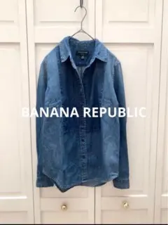 BANANA REPUBLIC バナナリパブリック　デニムシャツ　ブルー