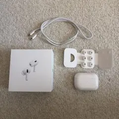 Apple AirPods Pro 第二世代本体 イヤーチップ ケーブル 箱付き - メルカリ