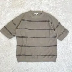 【美品】BEAUTY&YOUTH UNITED ARROWSリネンニットTシャツ