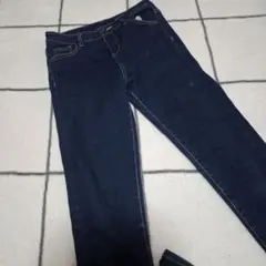 PIERROT　ピエロ　裏起毛　スキニー　デニム　M　L