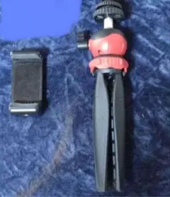 エツミ ミニ三脚 赤と黒 ボールヘッド付き
