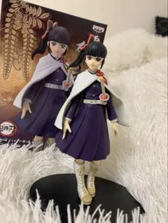鬼滅の刃 カナヲ フィギュア 紫のドレス マント付き