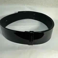 CHANEL エナメル ベルト ブラックのサムネイル