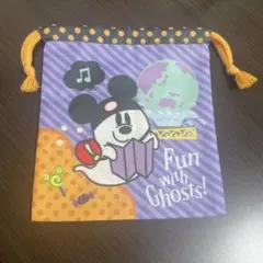 ディズニー　ハロウィン　オバケ　巾着