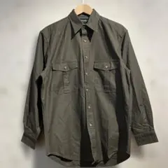00s Eddie Bauer ワークシャツ　エディバウアー　カーキ