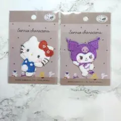 サンリオ ハローキティ クロミ　ワッペン 2個セット