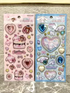 サンリオ　キラキラジュエルシール　シナモン　シュガーバニーズ　セット