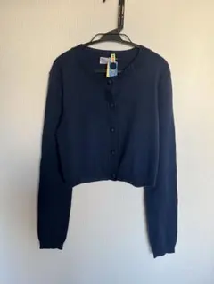 ◯お値下げ◯RED VALENTINO ネイビー クロップドカーディガンのサムネイル