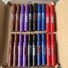uni プロッキー 水性顔料マーカー ツインタイプ 20本セット5色