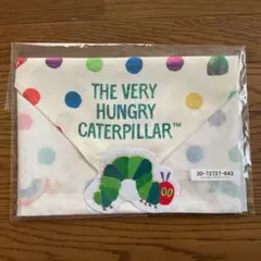 保育士エプロン　はらぺこあおむし　三角巾　学研