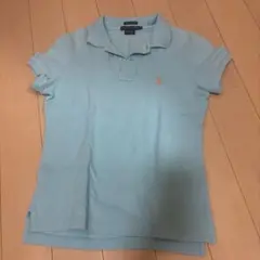 POLORALPHLAUREN 水色 ポロシャツ