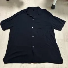 メンズ　開襟シャツ