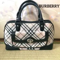 【美品】バーバリー  ハンドバッグ  ノバチェック
