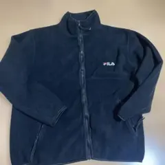 FILA ブラック フリースジャケット M
