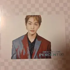 ONEW THE LIVE PERCENT(%) フォトカード