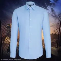 BOSS ライトブルー 長袖ドレスシャツ 新品タグ付き