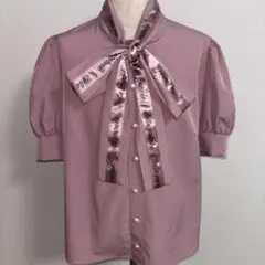 本日限定価格‼︎アンクルージュ♡リボンブラウス　半袖