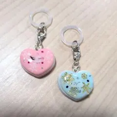 シマエナガ ハンドメイド レジンチャーム めじるしチャーム マカロン