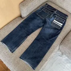 MOMOTARO JEANS P128RP 出陣ペインタークロップドデニムパンツ - メルカリ