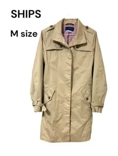 【美品】SHIPS シップスベージュ トレンチコート Mスプリングコート　春のサムネイル