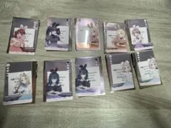 学園アイドルマスター　gigo ノベルティ　クリアカード　10枚セット