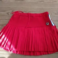 FILA プリーツスカート レッド