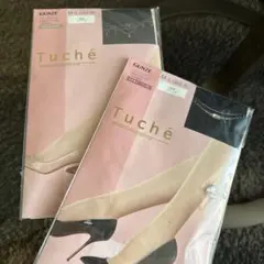 GUNZE Tuché ブラックストッキング M-L