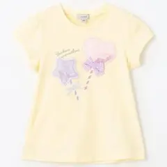 エニィファム　しゃらしゃらビーズTシャツ　130cmのサムネイル