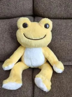 かえるのピクルス 　ポケットピクルス　ぬいぐるみ イエロー
