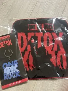 ONE OK ROCK 映画 DETOX ハンドタオル キーホルダー　ワンオク