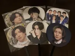 SixTONESうちわ　京本大我　松村北斗