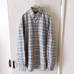 ポロ ラルフローレン　チェック柄ボタンダウンシャツ　ポニー刺繍　マドラスチェック