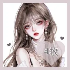 919 オリジナル 人物ステッカー コラージュ 紙もの 雑貨 素材 女の子