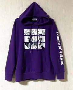 僕のヒーローアカデミア　プリントパーカー　パープル　M￼￼￼