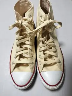 ★美品★状態非常に良いConverse ベージュ ハイカットスニーカー