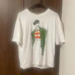 イラストプリント 半袖Tシャツ ホワイト　ZARAのサムネイル
