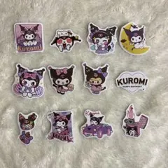 クロミ　サンリオ　ステッカー　シール　12枚セット