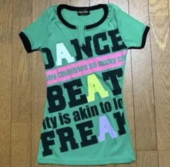 未使用　プリントTシャツ　y2k